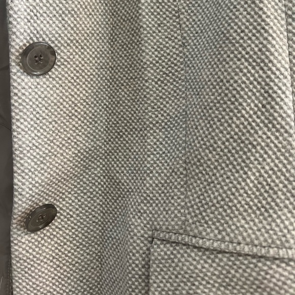 Grey and white Talbots blazer - Picture 2 of 3